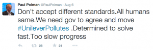 Paul Polman tweet