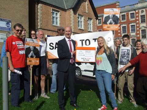 Members meeting Geraint Davies MP in Swansea West