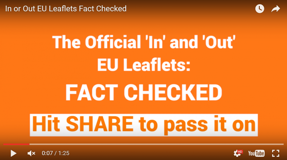 In And Out Eu Leaflets Fact Checked Degrees