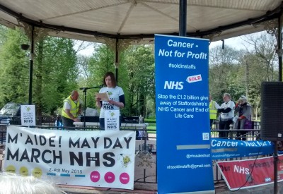 Staffordshire protest