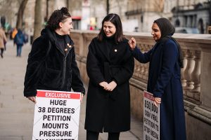Group of women in protest