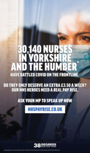 Yorkshire Post front page - 30,140 nurses in Yorkshire and the Humber