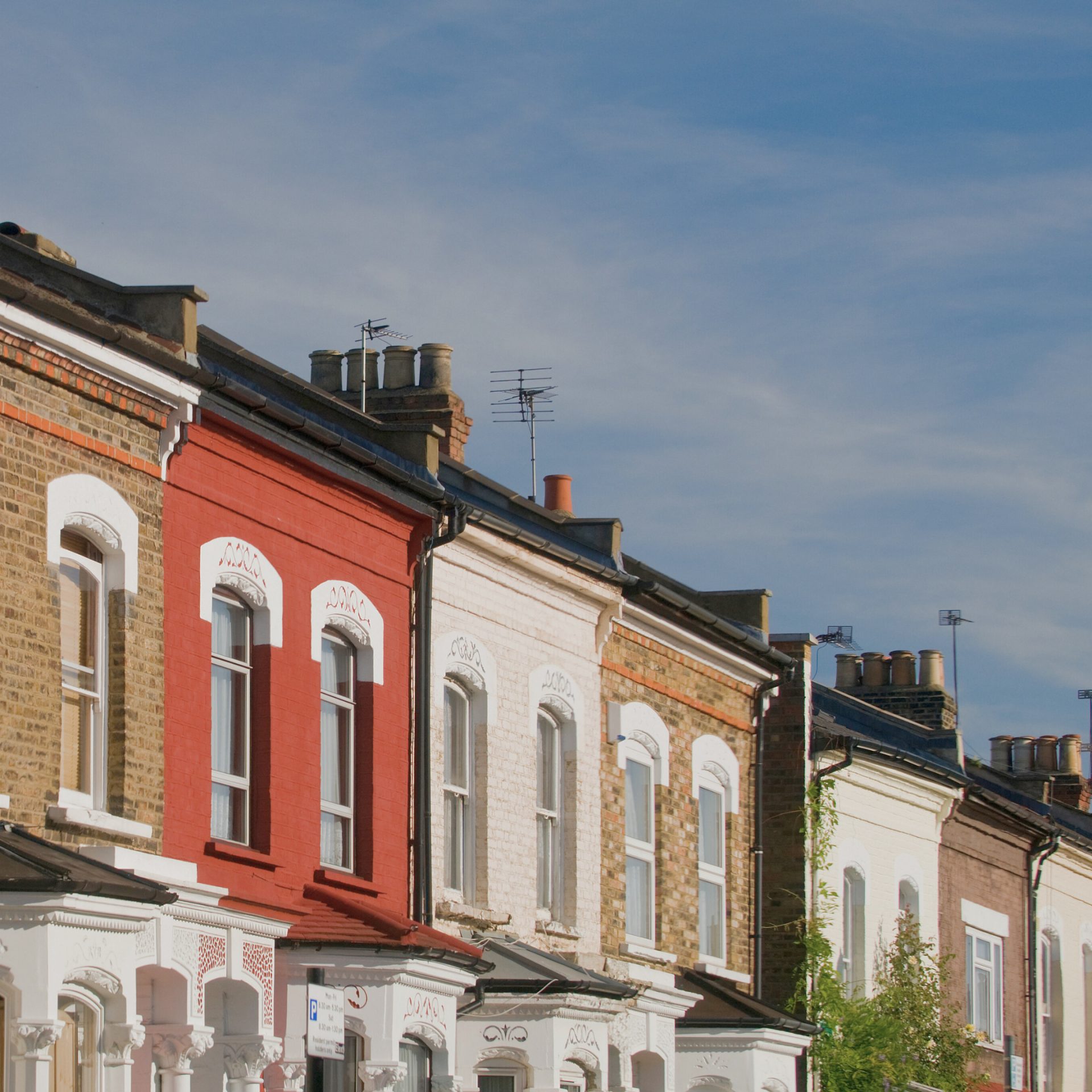 A row of terraced houses