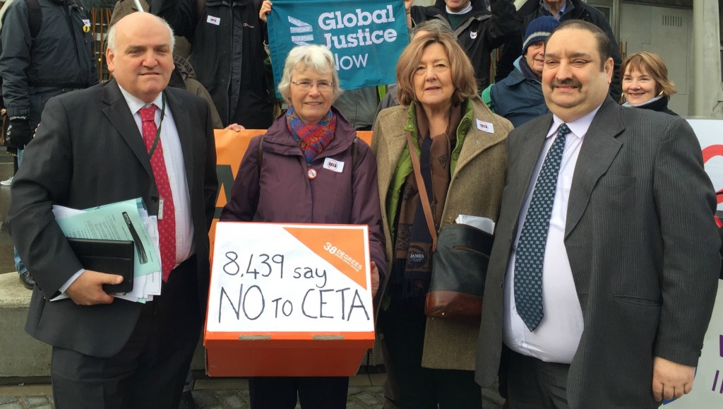 Roderick Campbell MSP, Jean Kemp, Carol McGregor and Hanzala Malik MSP