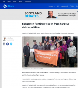 STV piece on Cove campaign