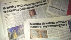 Newspapers with coverage of 38 Degrees' fracking analysis