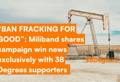 Ed Miliband Fracking Announcement
